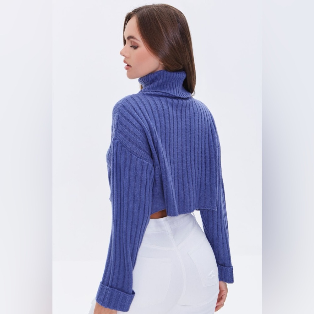 RIBBED TURTLENECK SWEATER - Picture 3 of 8